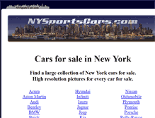 Tablet Screenshot of nysportscars.com